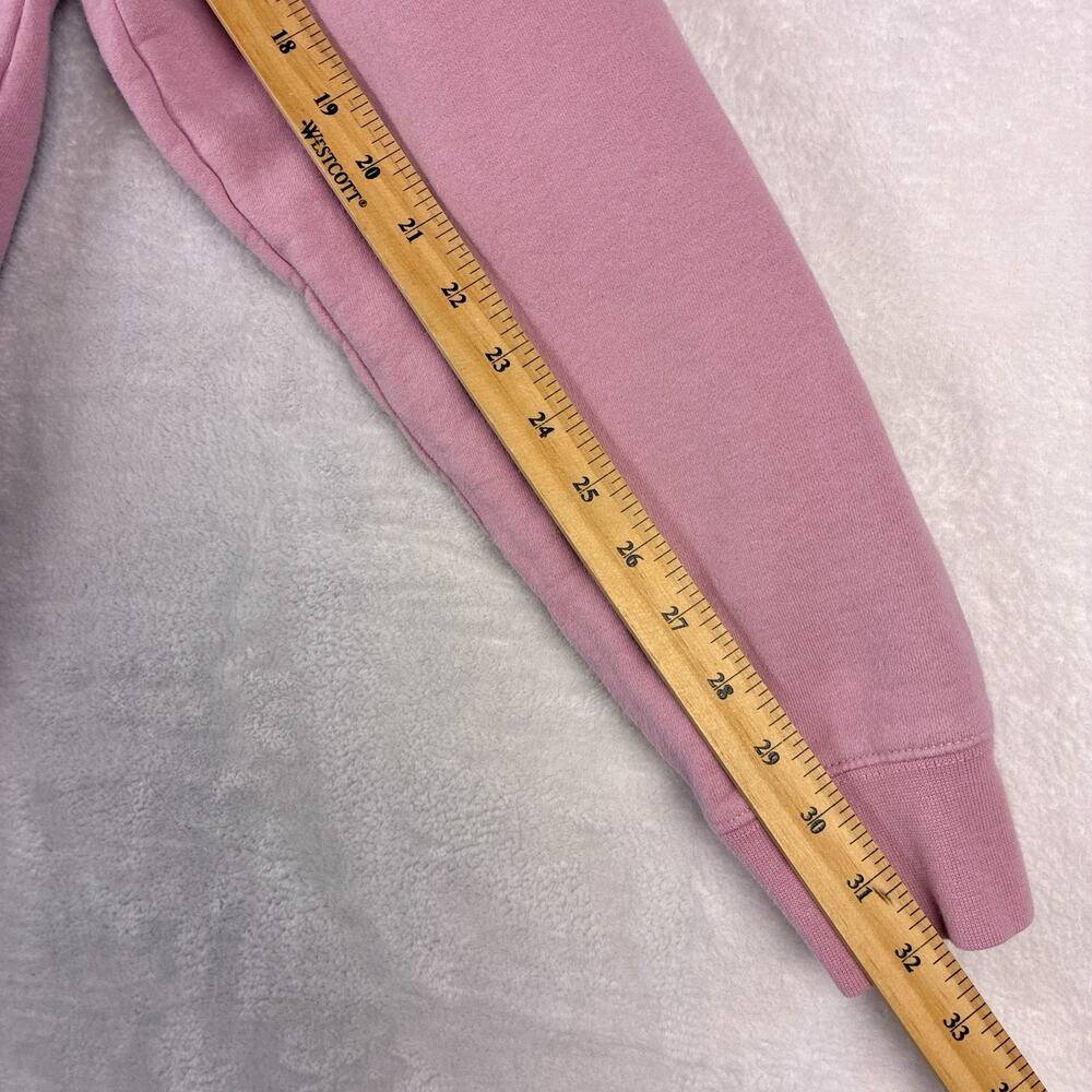 Glossier Hoodie Pullover Womens M Pink Classic Streetwear Preppy Yoga Workout - Picture 8 of 10